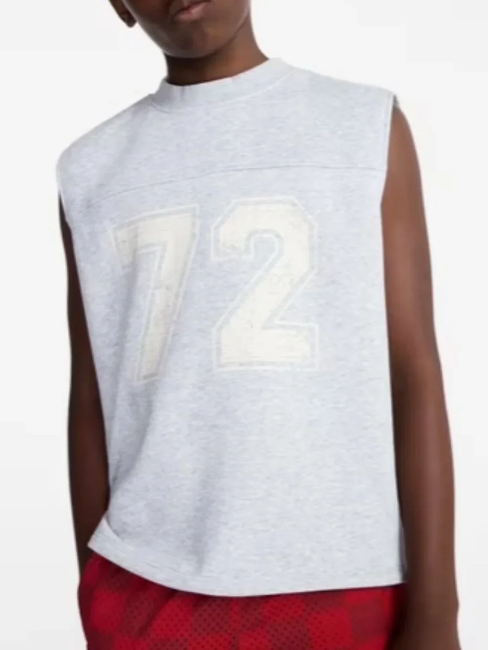 Weekend Academy Boys XXL 18 2pc Gray Tank Top & Black Camo Mesh Shorts Pockets